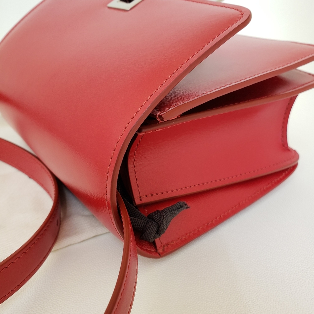 New Celine Paris Small Box Red bag - Picture 11 of 15